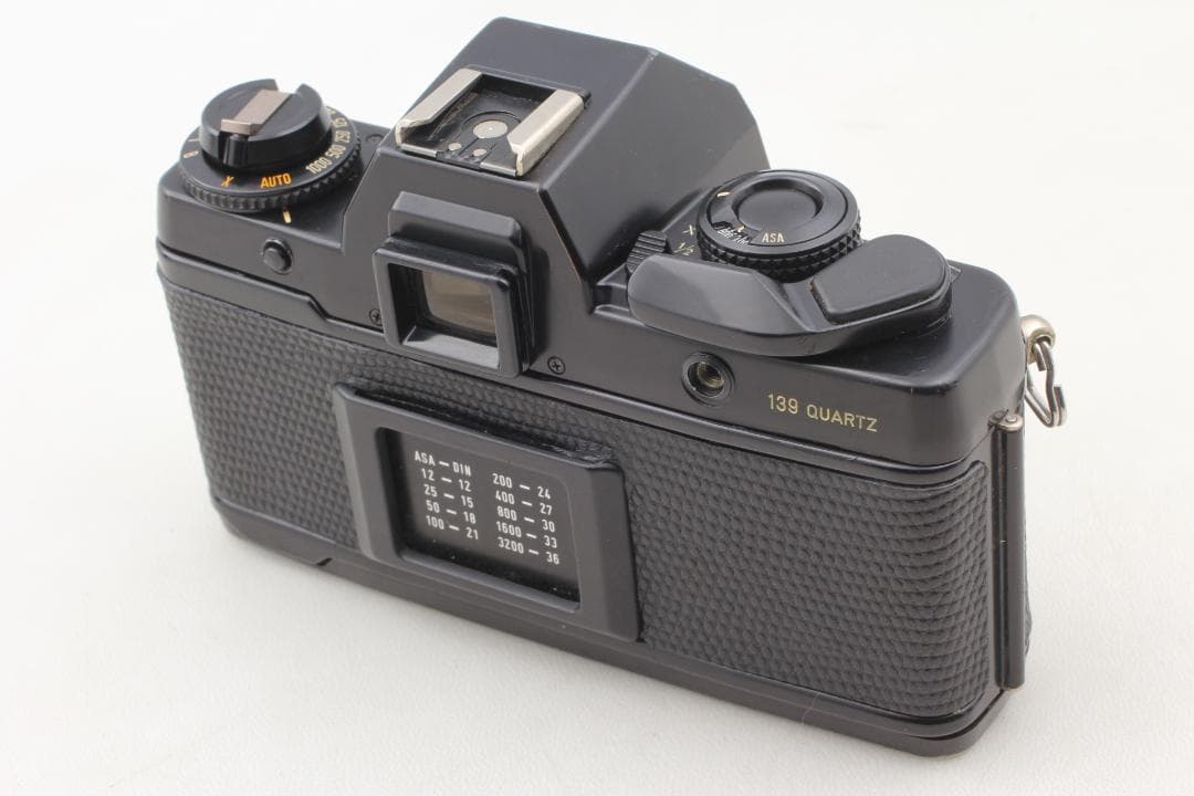 【整備済　美品】ブラック Contax 139 Q　露出計OK #1377