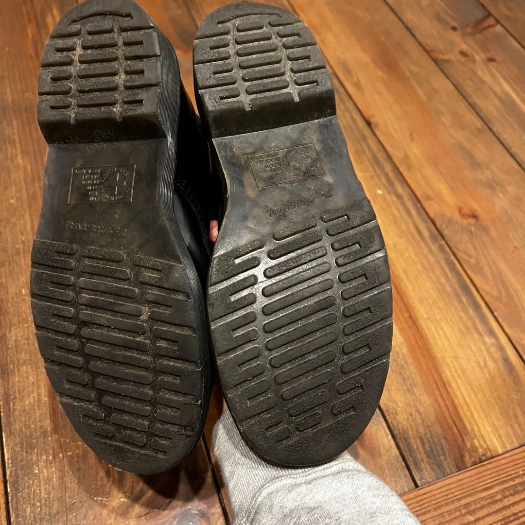 ドクターマーチン　UK7 us8 ホワイトステッチ　白ステッチ