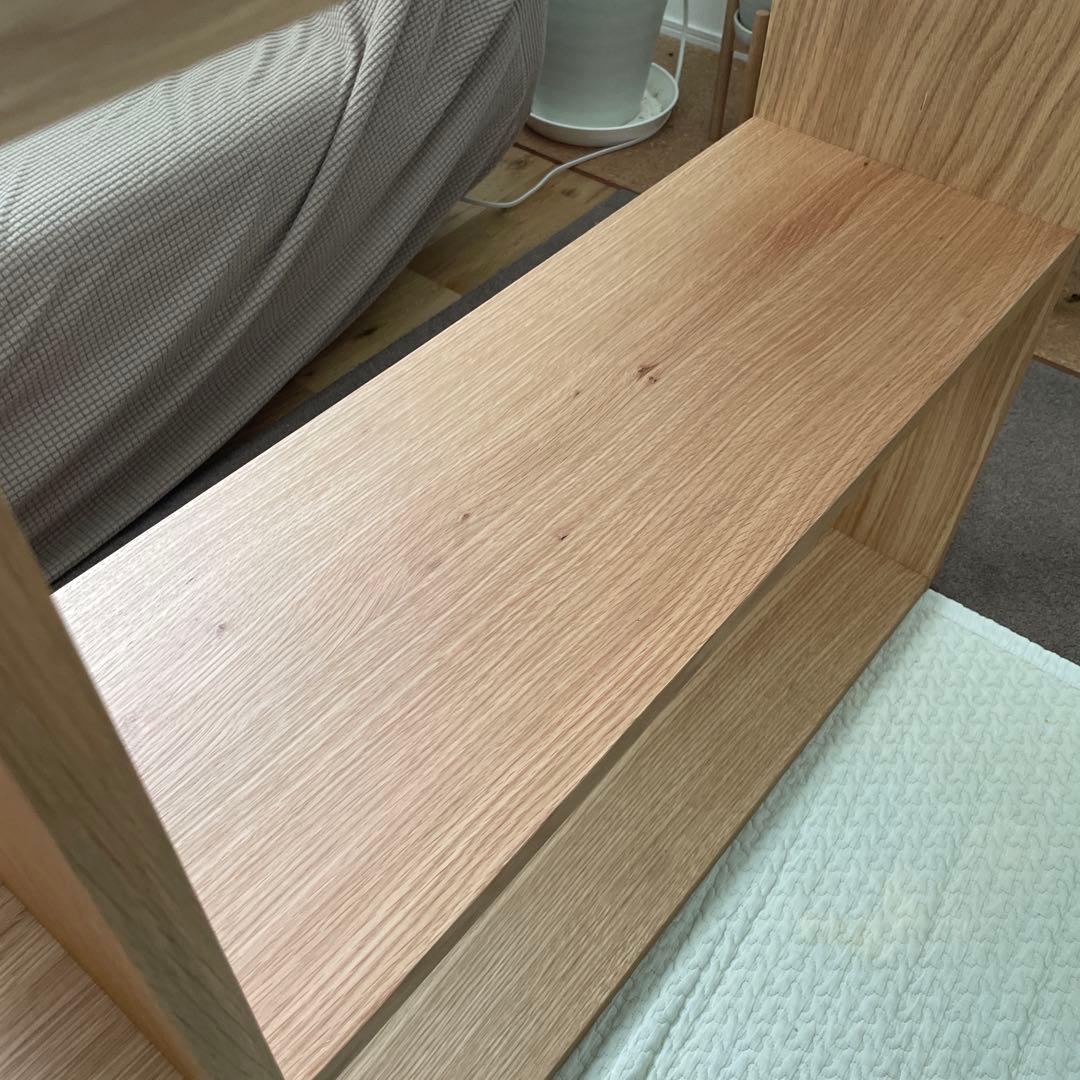 無印良品　スタッキングシェルフ2段×3列 オーク材〈美品〉