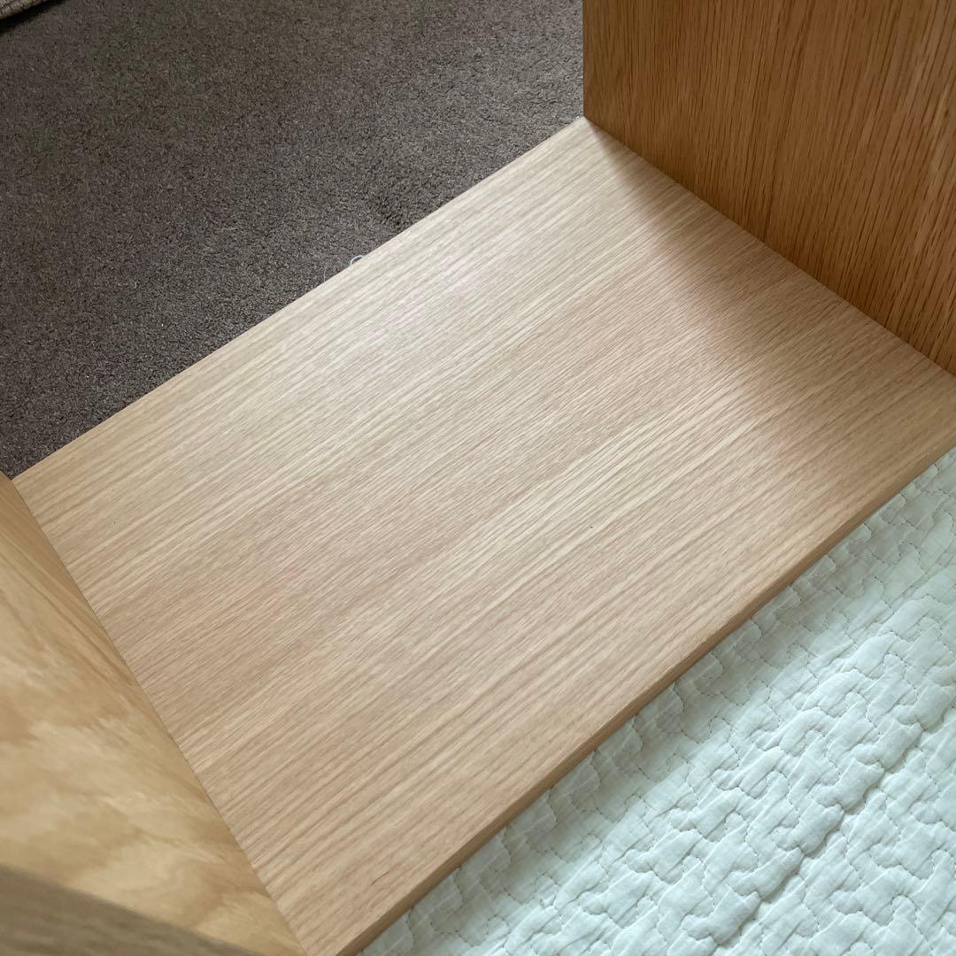 無印良品　スタッキングシェルフ2段×3列 オーク材〈美品〉