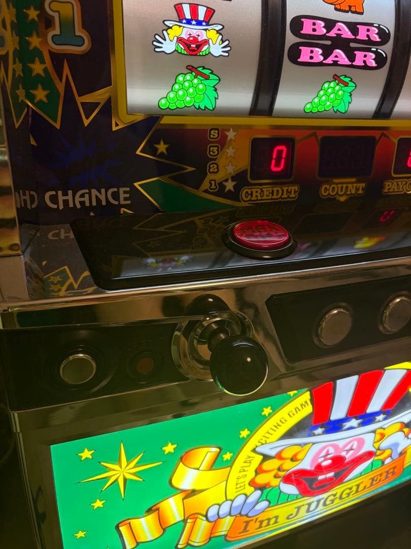 アイムジャグラーEX 6号機 緑パネル