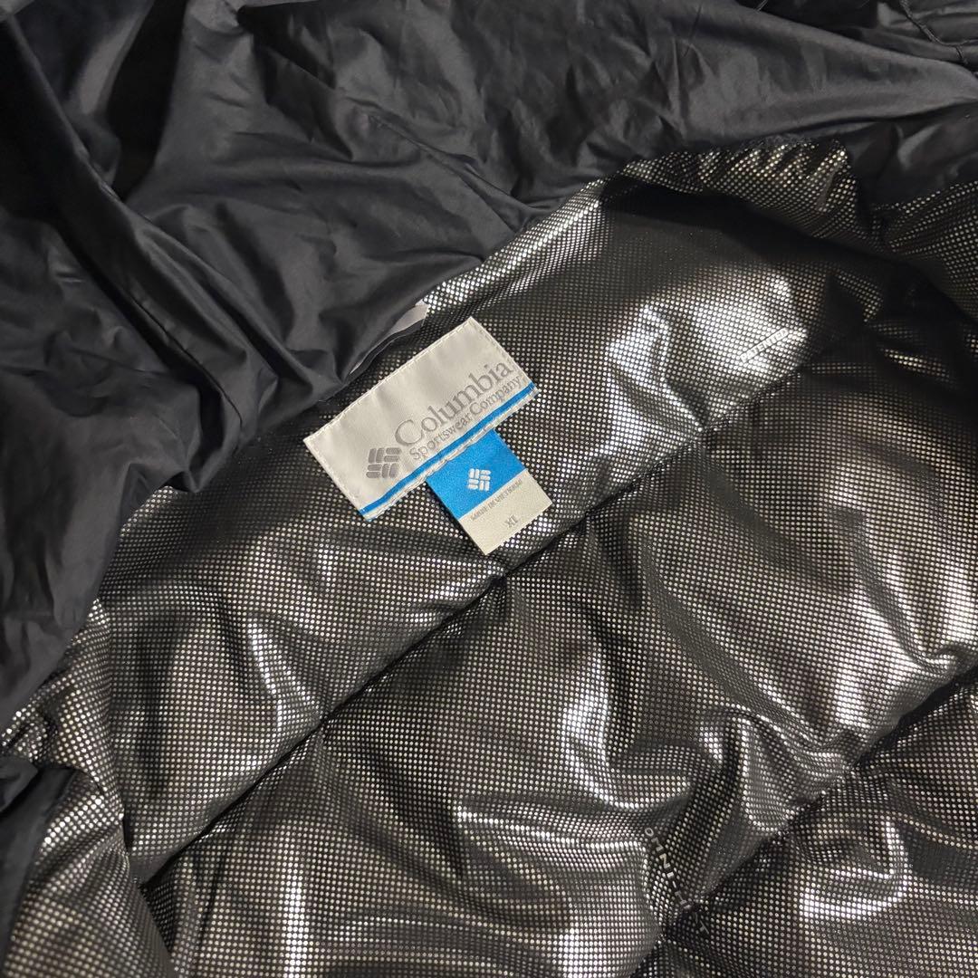 【大人気❗️即完売❗️】極暖！columbia ダウン 黒 ブラック XL