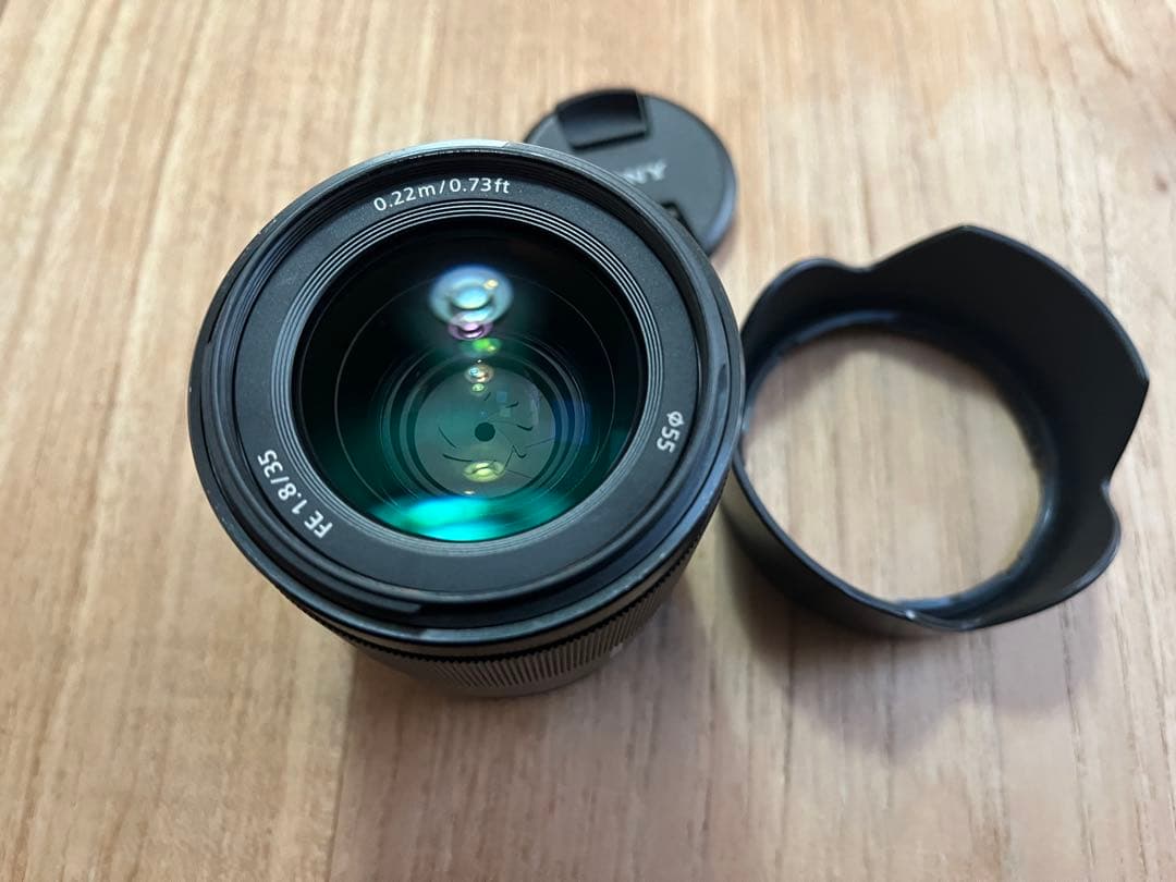 SONY FE 18-35 レンズ 55mm