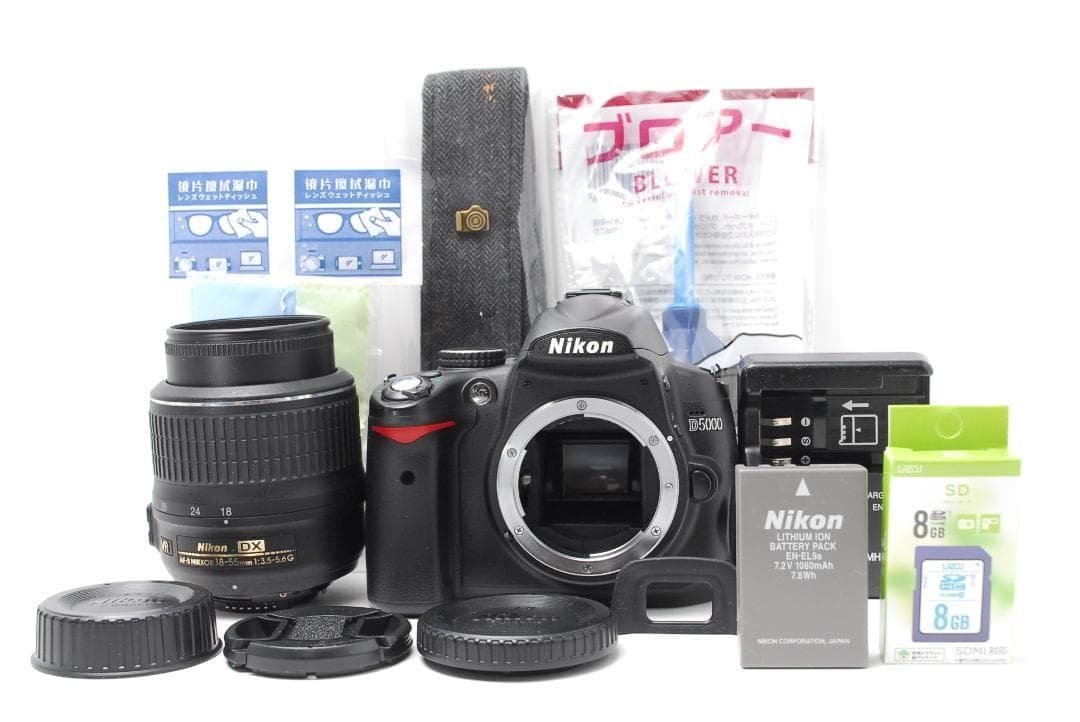 【動画・自撮りOK】Nikon D5000　スマホ転送　バリアングル液晶