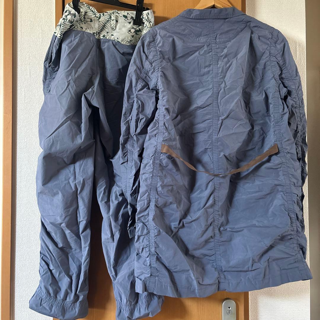 kolor カラー　パッカリング セットアップ ライトブルー 14ss