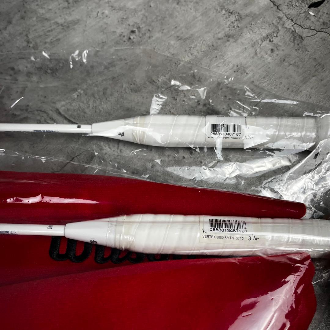 Wilson VERTEX 3000 バドミントンラケット 新品未使用 2本
