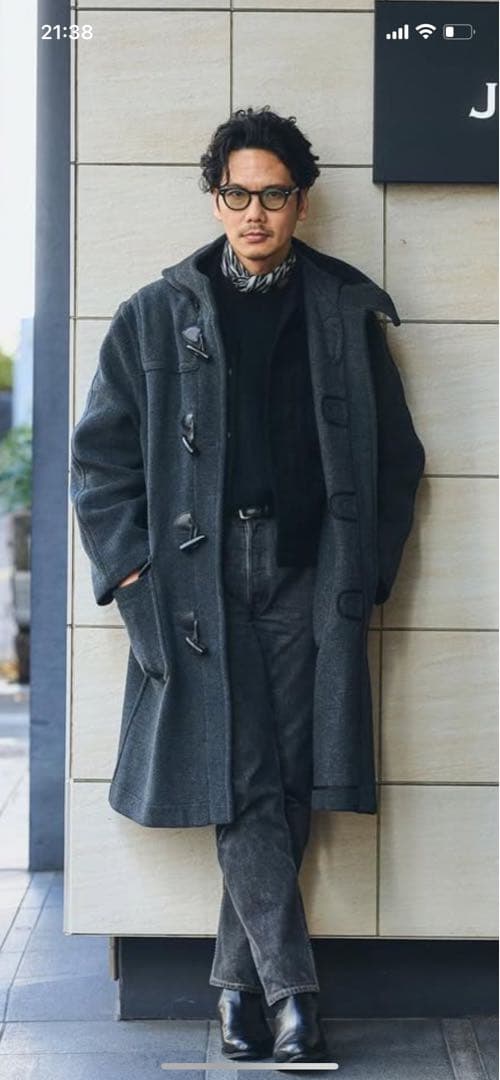 Ralph Lauren ダッフルコート　チャコール　Mサイズ