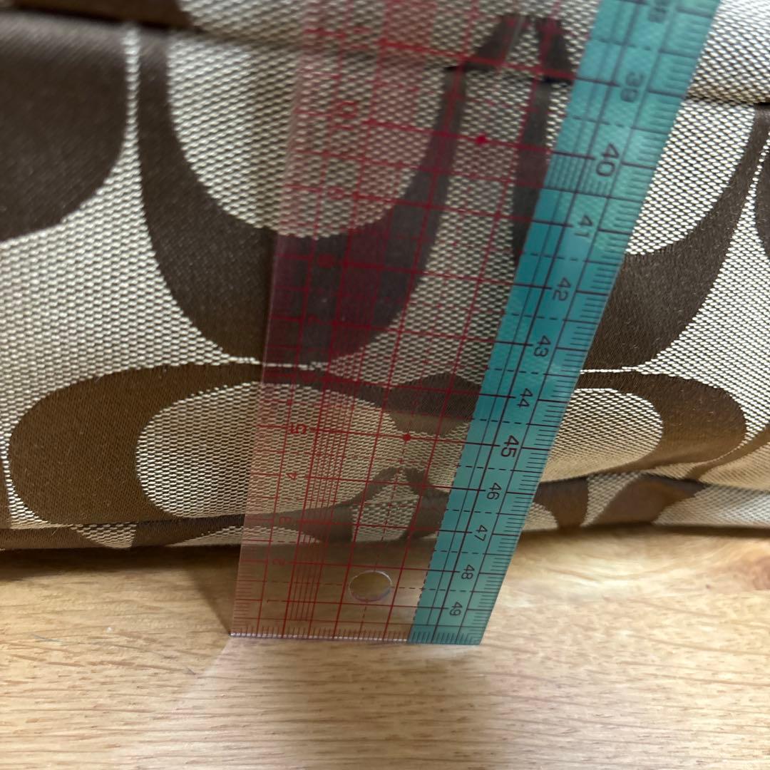 COACH ショルダーバッグ ベージュ/バーガンディ