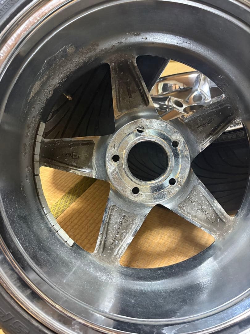 お値下げ更新済！稀少！ポラリス デコルサホイールセット4本　17インチ7.5J