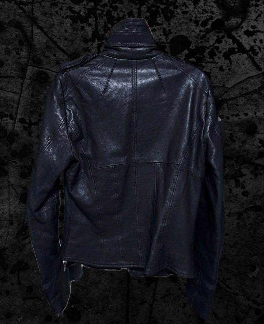 00s archive leather jacket y2k grunge 平成