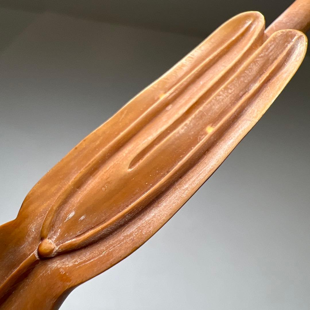 極上彫　極上茶杓　7g 東Y8-0113☆2Fトトチ