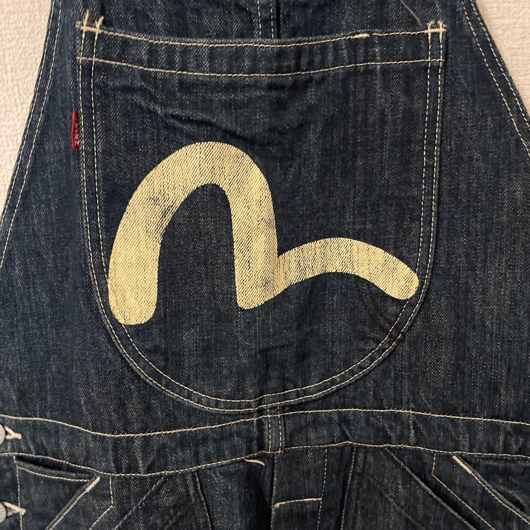 エヴィス EVISU デニムオーバーオール