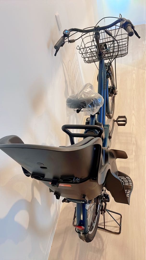 BRIDGESTONE24/20インチ電動アシスト自転車-ブルー,一体型3段変速