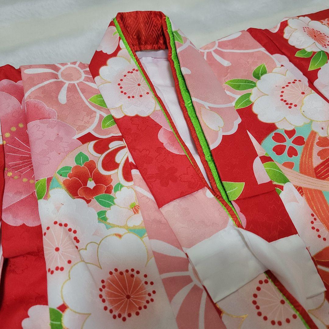 京都花ひめ 七五三 3歳女の子 着物被布セット