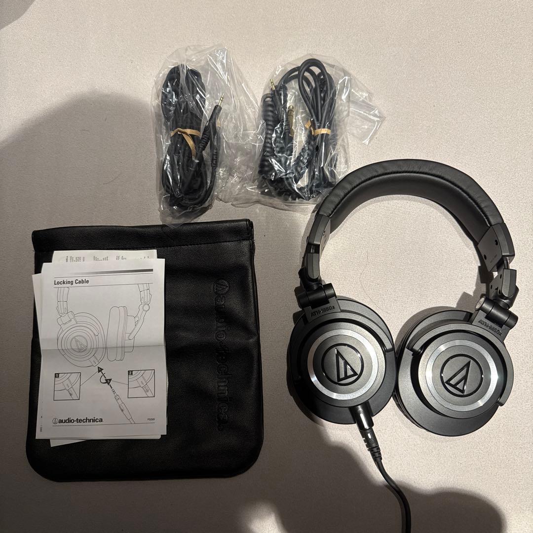 【美品】Audio-Technica ATH-M50x 密閉型モニターヘッドホン