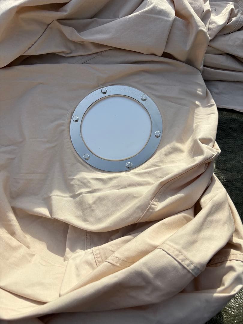 美品 ノルディスク アスガルド ジップインフロアーセットセット 薪ストーブ加工