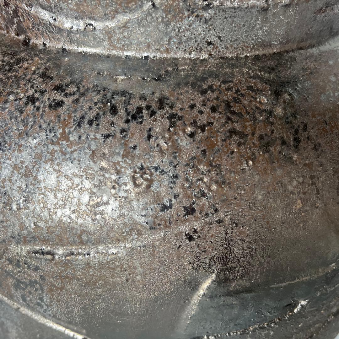 信楽焼傘立て  金彩壺 高さ43cm