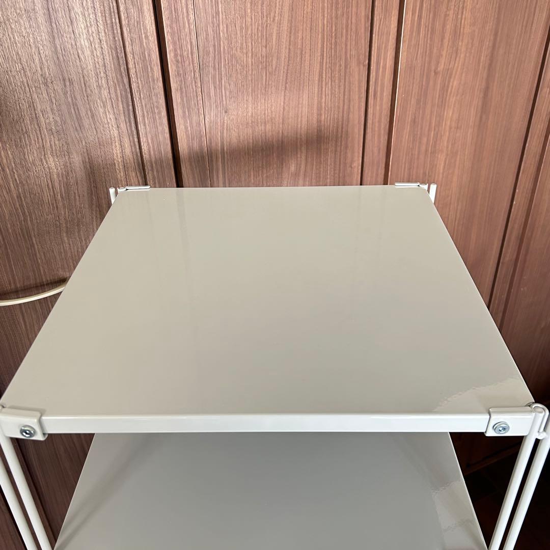 ま*ー様 無印良品　スチールユニット（帆布）バスケットセット シェルフ　グレー