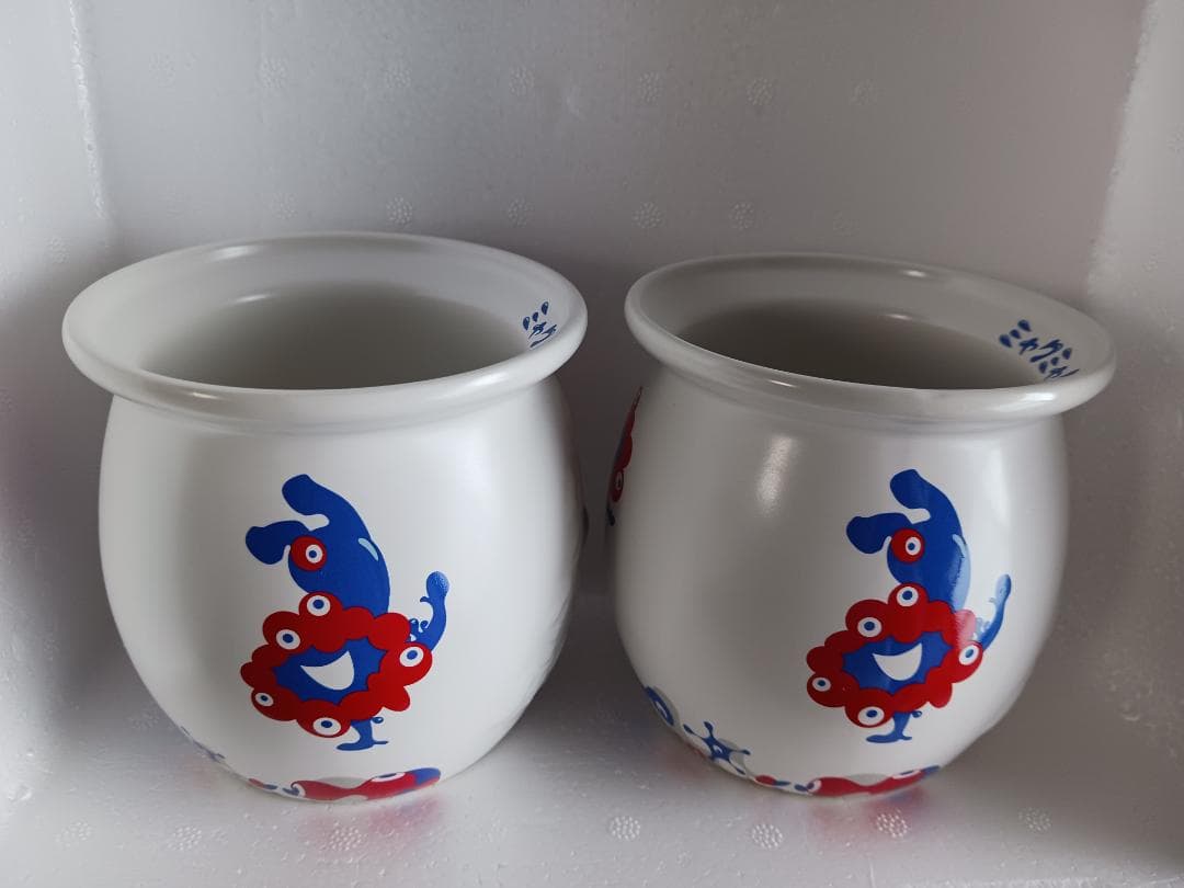 ミャクミャクキャラクター 陶器容器 2個セット