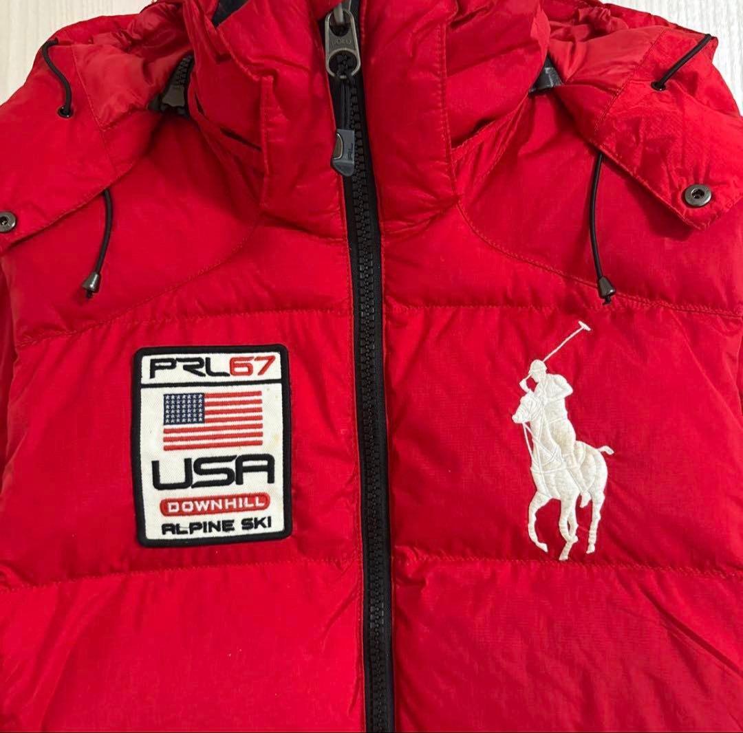 polo Ralph Lauren ラルフローレン　ダウンベスト　赤