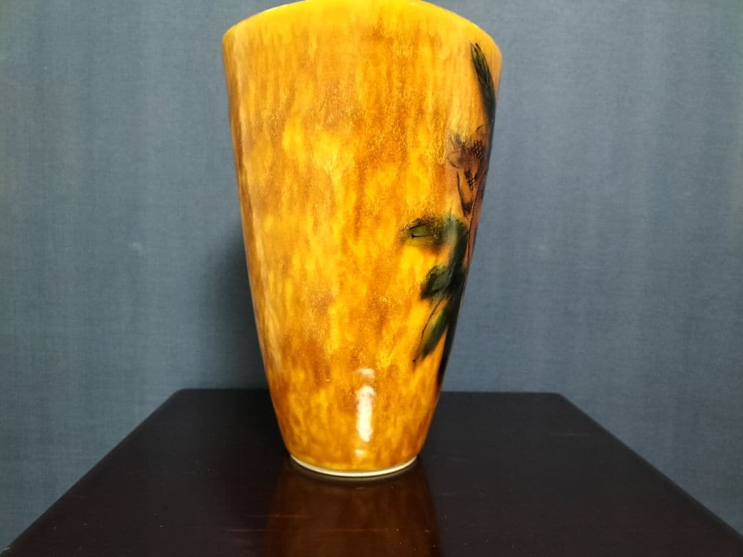 九谷焼　名工　浅倉五十吉 華入れ　花瓶