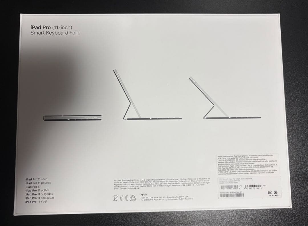 Apple純正 Smart Keyboard Folio 11インチ