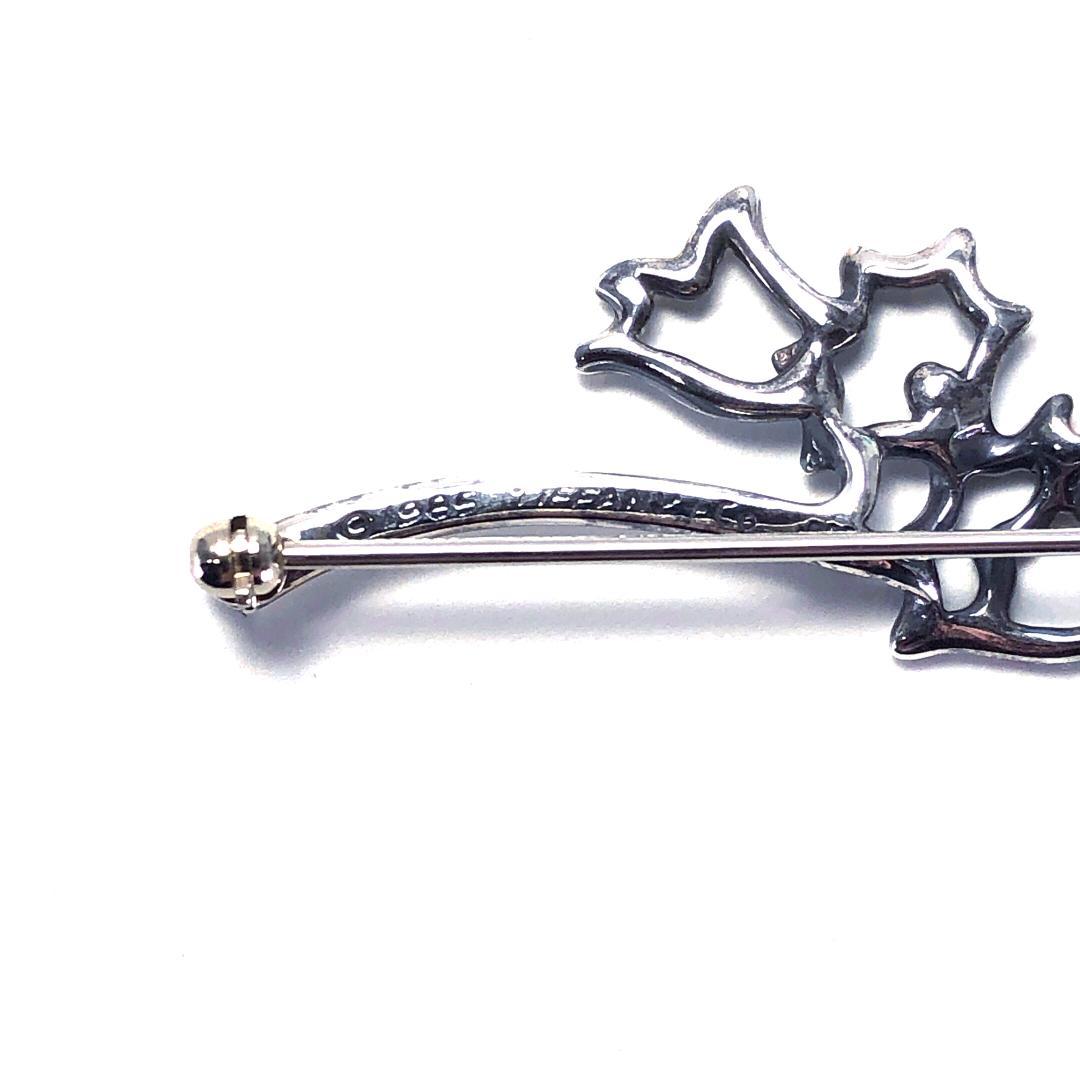 【美品・箱付き】ティファニー／ホタルブクロ ピンブローチ SV925