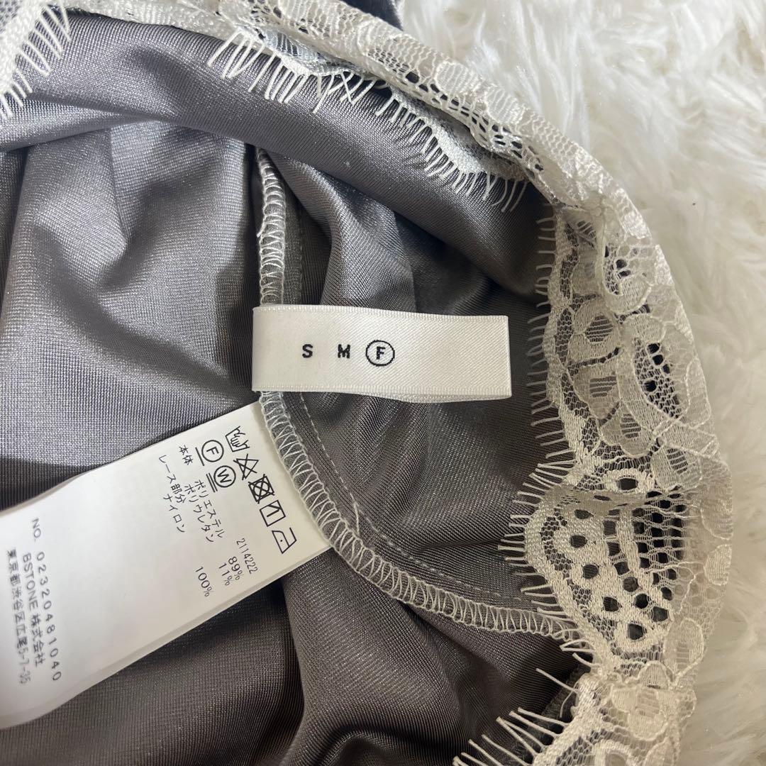 美品✨アメリ AMERI VELOUR CAMI SET LACE TOP