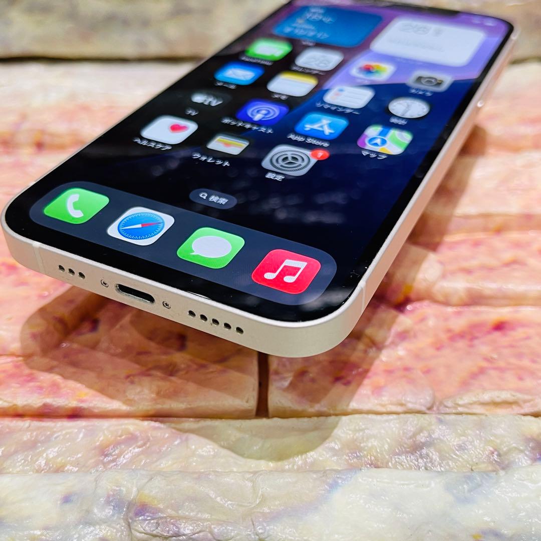 SIMフリー iPhone12 64GB ホワイト 電池良好