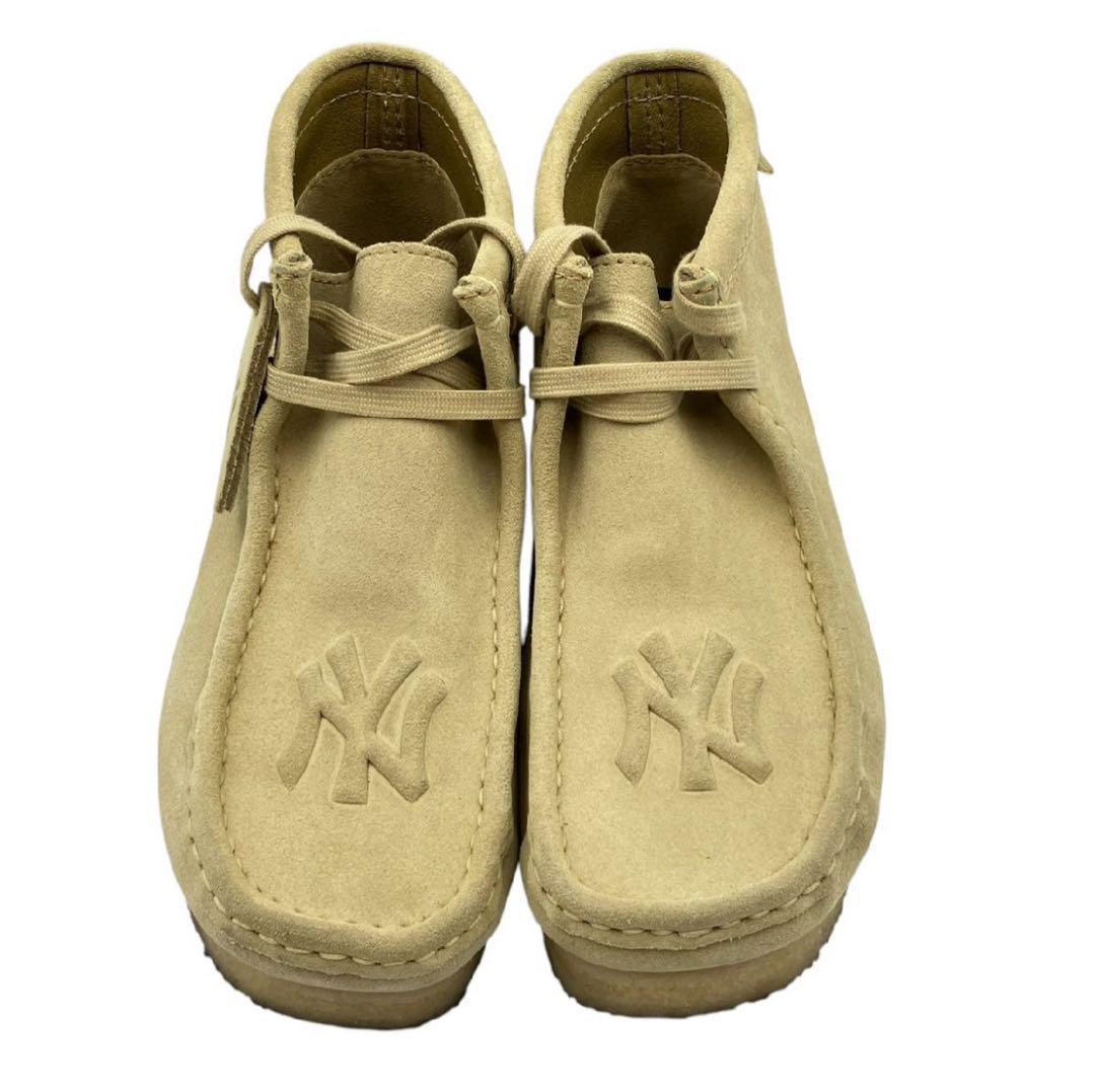 クラークス KITH コラボ ヤンキース ワラビー US8 26cm ベージュ