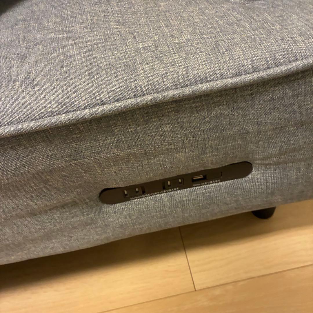 引き取り限定　2人掛けファブリックソファ