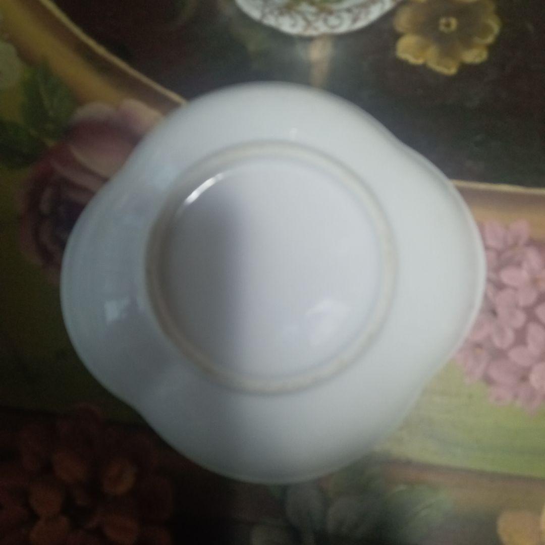 アンティークショコラカップドレスデン＆オマケにアンティーク扇子つけました