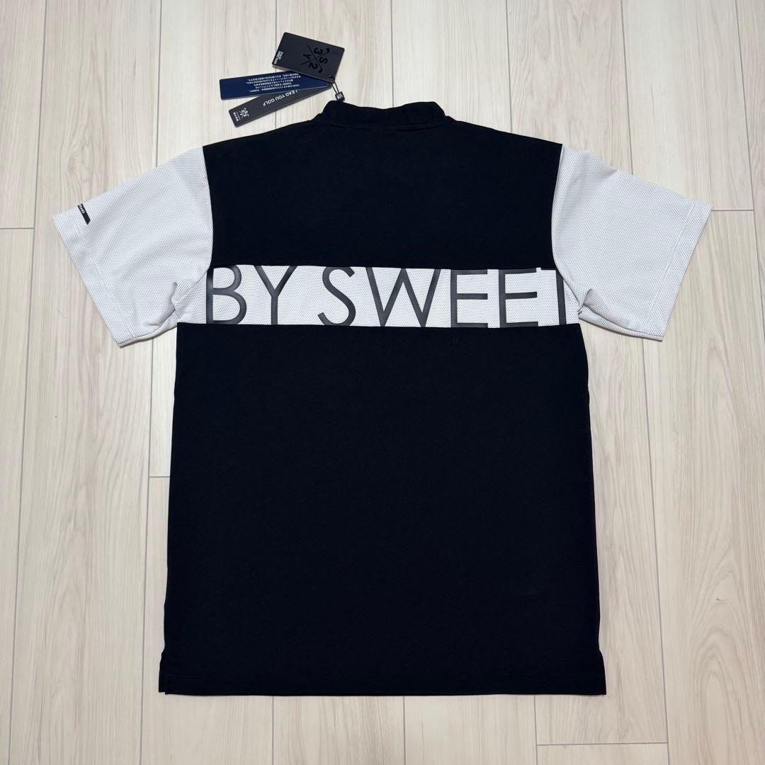 sy32 by sweet years 半袖シャツ M メンズ ストレッチ 黒