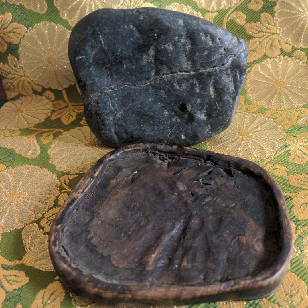 【最終価格】 水石　盆石　台座付