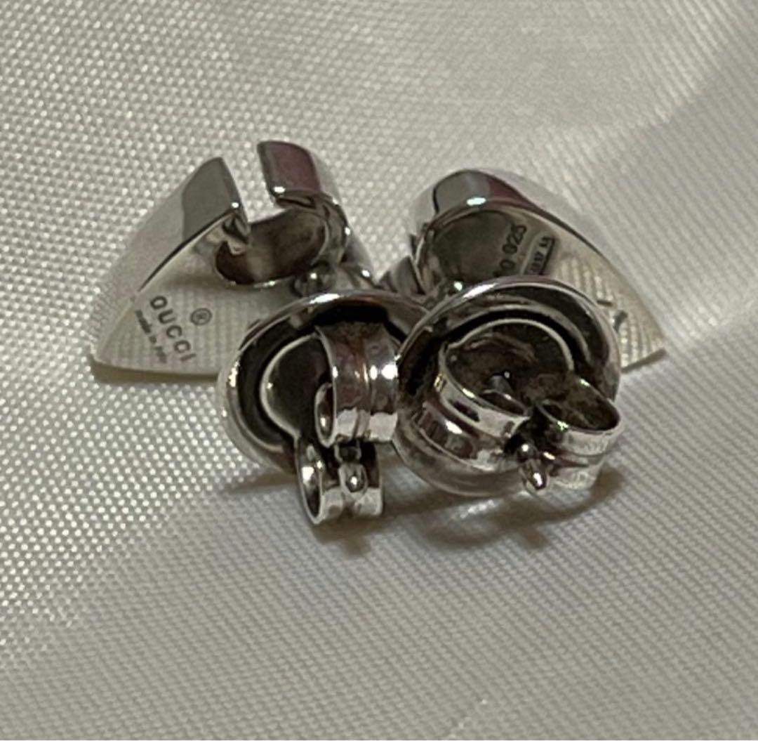 GUCCI グッチ ピアス ハート ロゴデザイン Gロゴハート 925