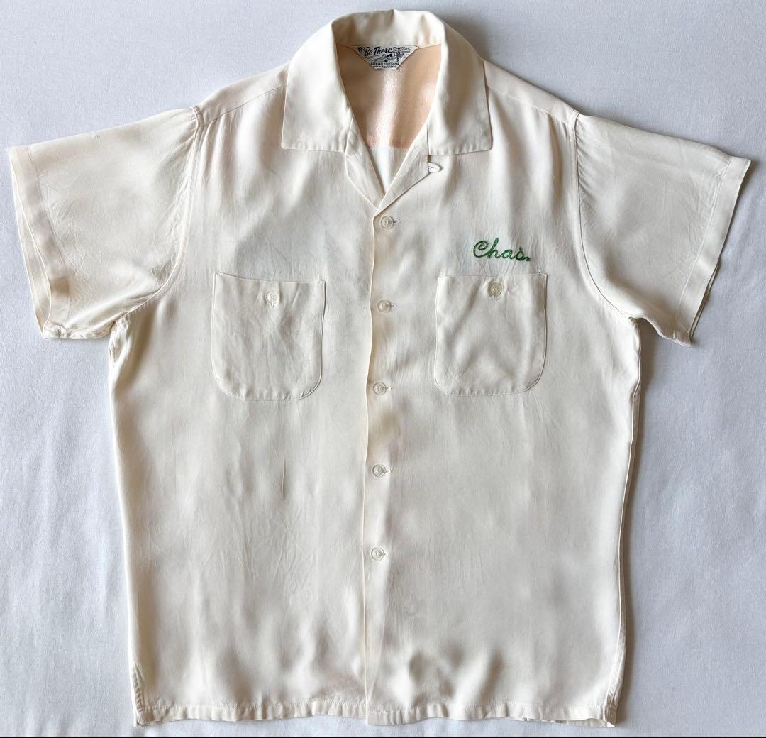 50’s〜60's USA製 ヴィンテージ Be There ボーリングシャツ