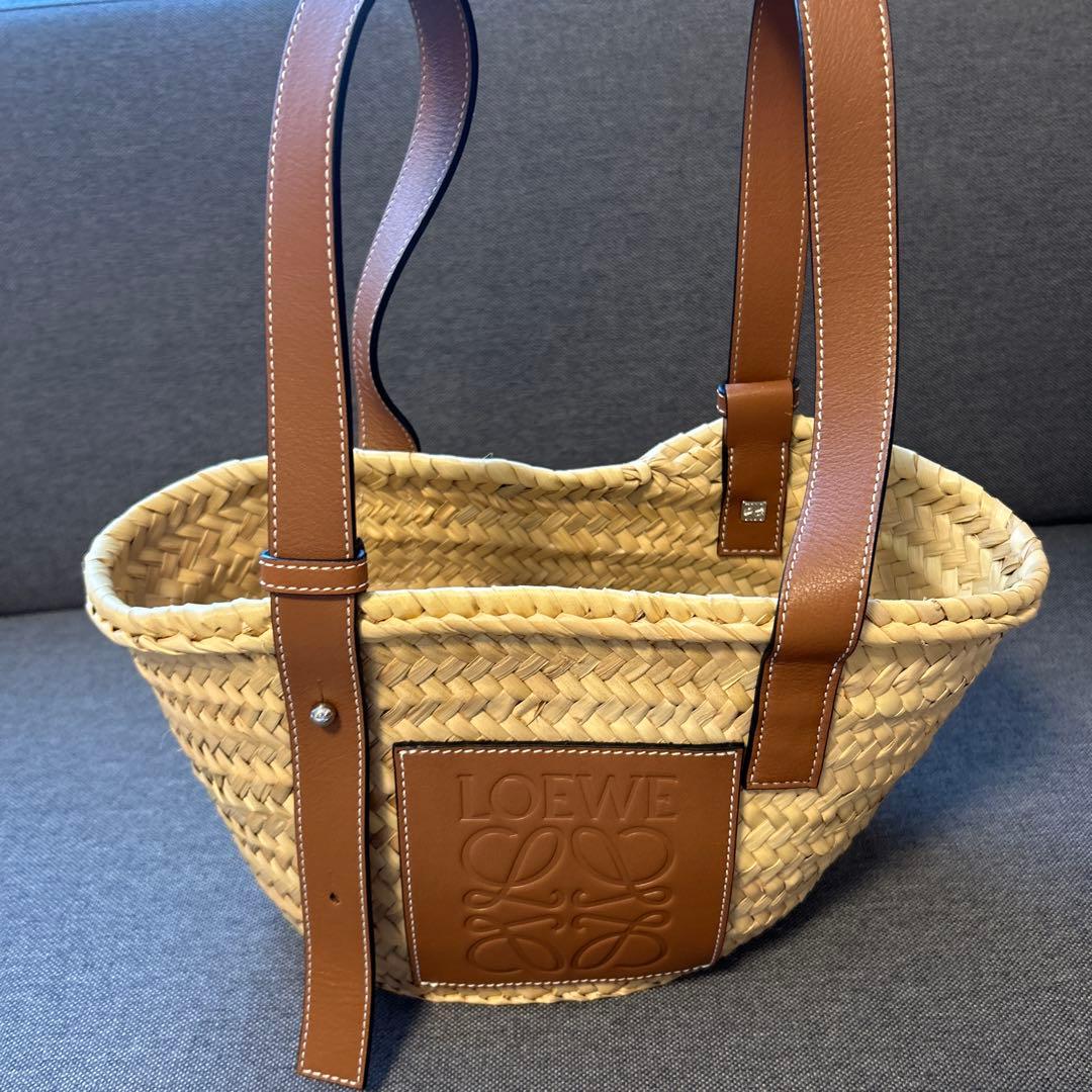 LOEWE ロエベ バスケットバッグ かごバッグ スモール　アナグラム