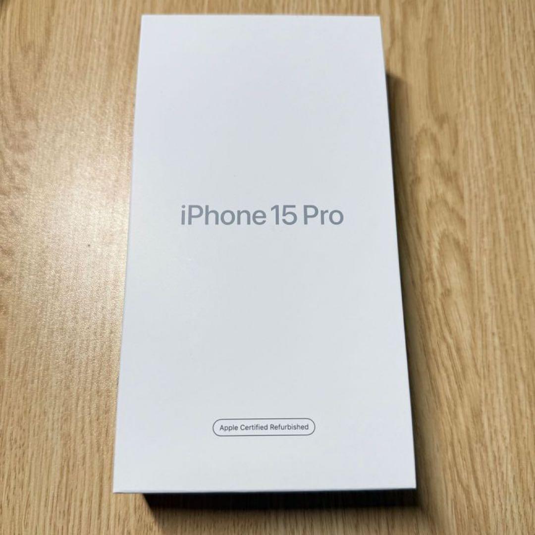 新品、未開封 iPhone 15Pro 128GB ブラック国内版SIMフリー