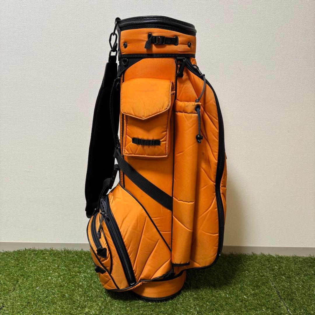 PEARLY GATES パーリーゲイツ キャディバッグ 9型 オレンジ