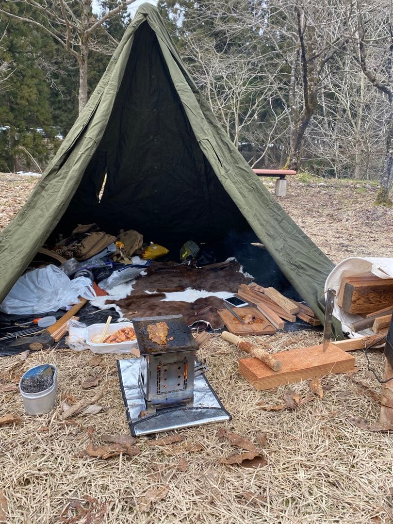 ポーランド軍幕　ポンチョテントサイズ２ 170-180