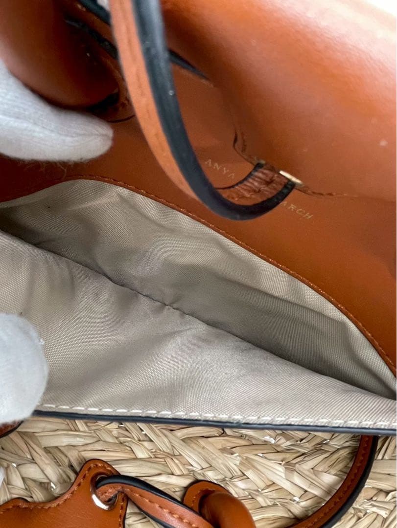 美品 アニヤハインドマーチ ANYA HINDMARCH かごバッグ