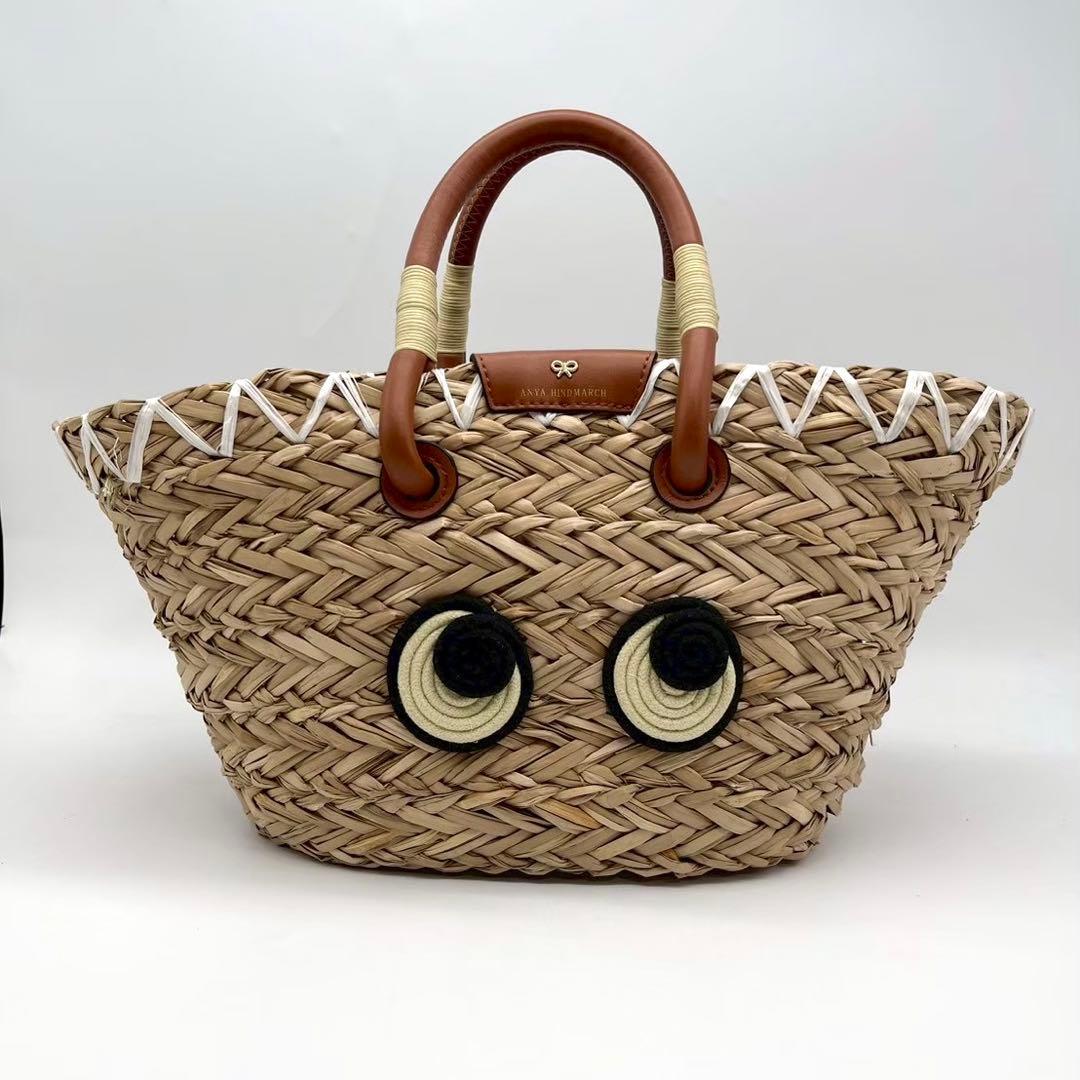 美品 アニヤハインドマーチ ANYA HINDMARCH かごバッグ