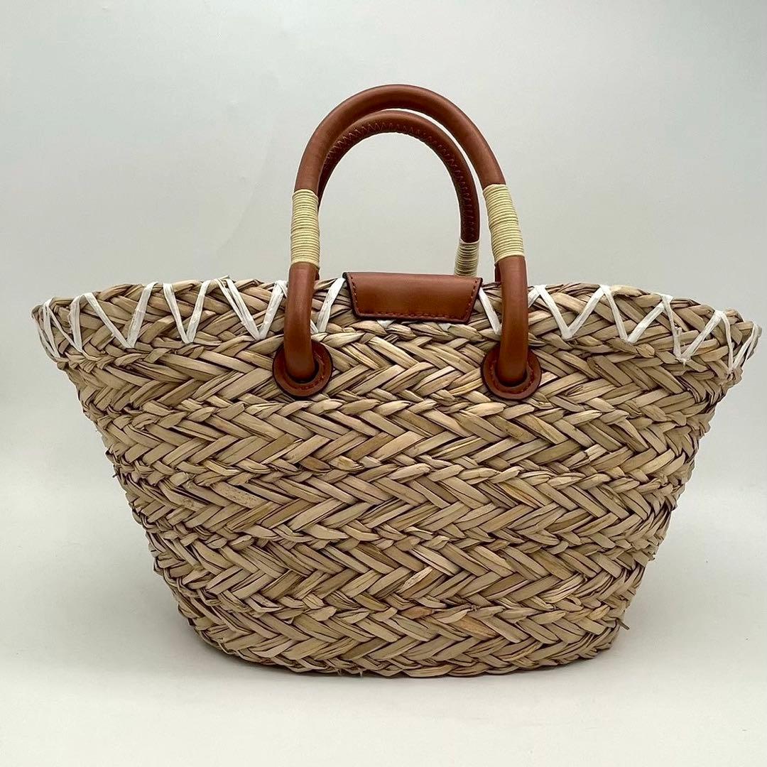 美品 アニヤハインドマーチ ANYA HINDMARCH かごバッグ