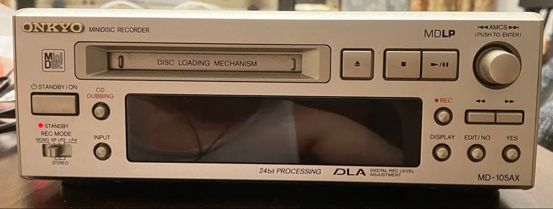 ONKYO MD-105AX ミニディスクレコーダー　動作品