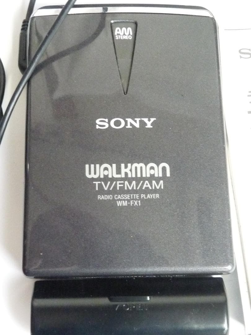 美品 ソニー カセット ウォークマン WM-FX1 取説/元箱つき