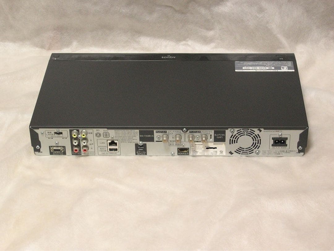 SHARP AQUOS BD-W1200 ブルーレイディスクレコーダー
