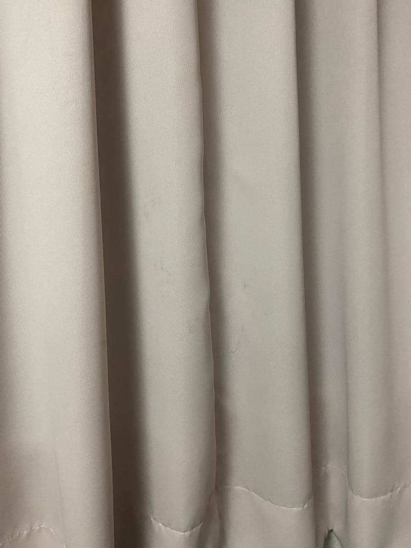 防炎 高級 ドレープ オーダーカーテン♦️薄いピンク♦️購入 1枚6万程 ２枚組