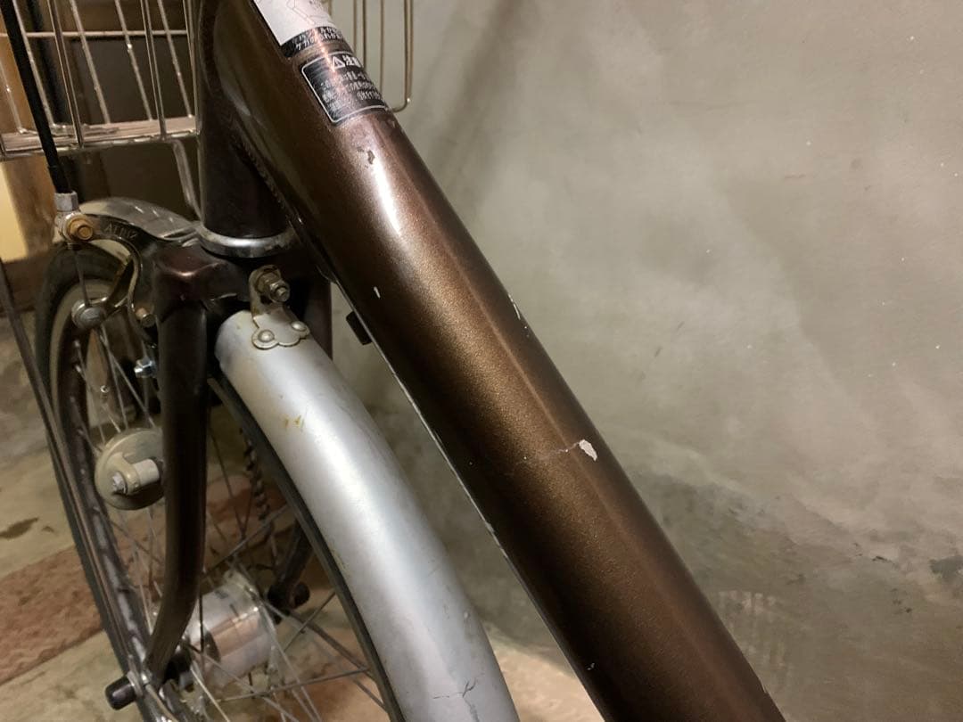 【マルイシ】シティサイクル ダークブラウン 24インチ