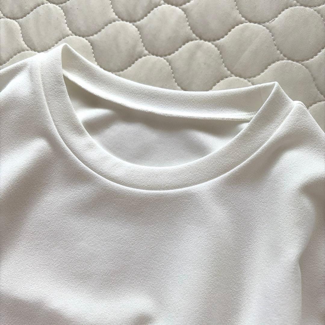 【極美品】BEARDSLEY Tブラウス FREEサイズ　ホワイト