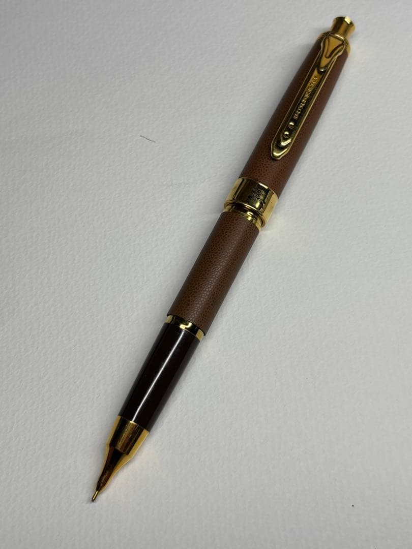 希少☆ Burberry Libera 革張　シャープペンシル　芯径0.5